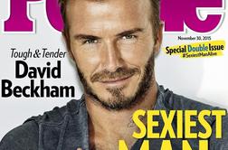 Beckham je najbolj seksi moški na svetu: Otroci se mi bodo smejali