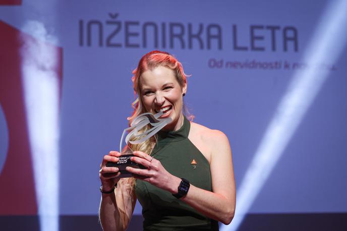 Inženirka leta 2025, Eva Pirc | Eva Pirc je nagrado prejela na prireditvi v Cankarjevem domu. | Foto STA