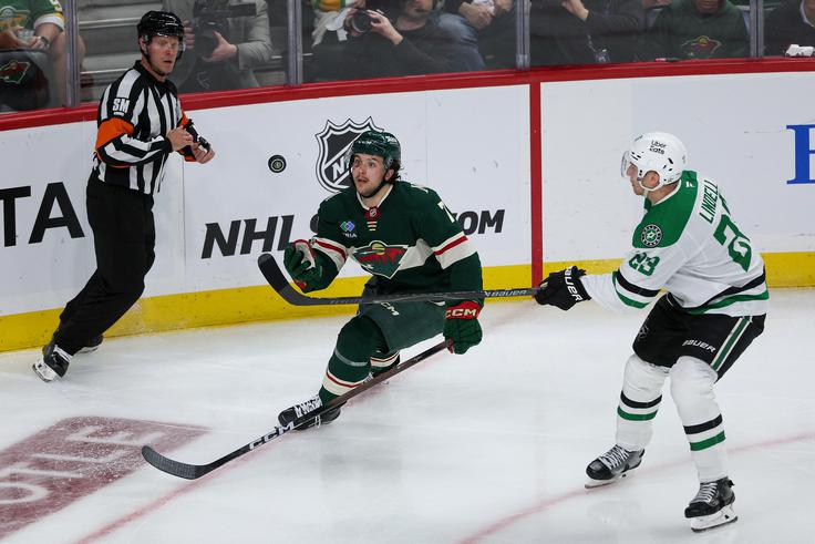Hokejisti Minnesota Wild so si z zmago pri Dallas Stars priigrali zaključni plošček. | Foto: Reuters