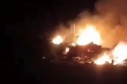 Nad Irakom je strmoglavil ameriški zračni tanker #video #vŽivo