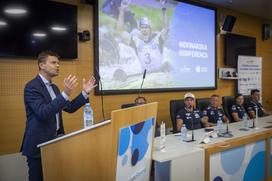 Tiskovna konferenva veslaške reprezentance. Veslanje