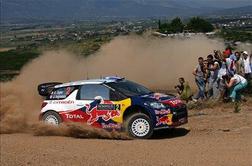 Ogier vodi v Grčiji, Solberg tesno za njim