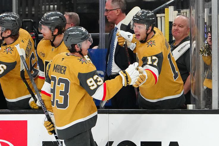 Vegas je premagal LA Kings s 4:1, končni rezultat pa je bil dosežen že v prvi tretjini. | Foto: Reuters