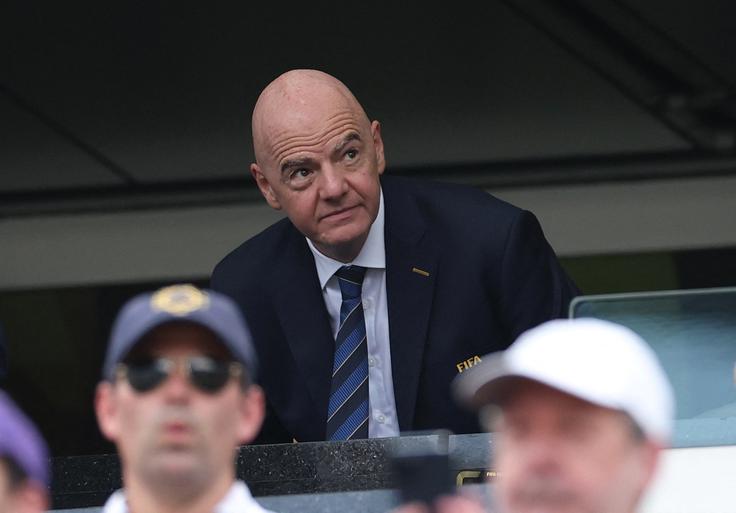 "Iran zastopa svoje ljudi, tako tiste, ki živijo v Iranu, kot tiste, ki živijo v tujini," je dejal Infantino in pozval državo k sodelovanju na prvenstvu. | Foto: Reuters