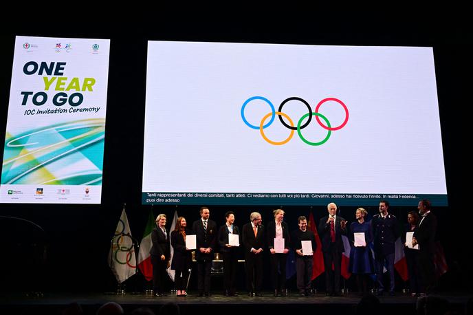 Thomas Bach zimske olimpijske igre 2026 | Leto do olimpijskih iger Bach zaupa Italijanom | Foto Reuters