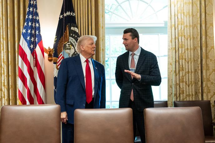 Donald Trump, Charlie Kirk | Slovesnosti se bo udeležil tudi Donald Trump. | Foto Reuters