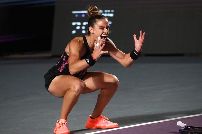 Maria Sakkari | Veselje Marie Sakkari ob uvrstitvi v polfinale. | Foto Guliverimage