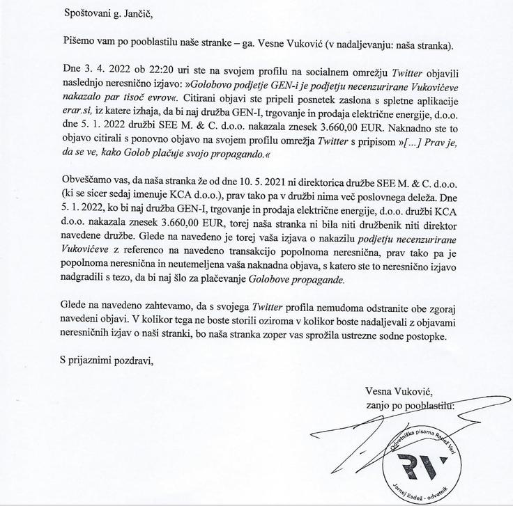 zahtevek za popravek | Foto: 