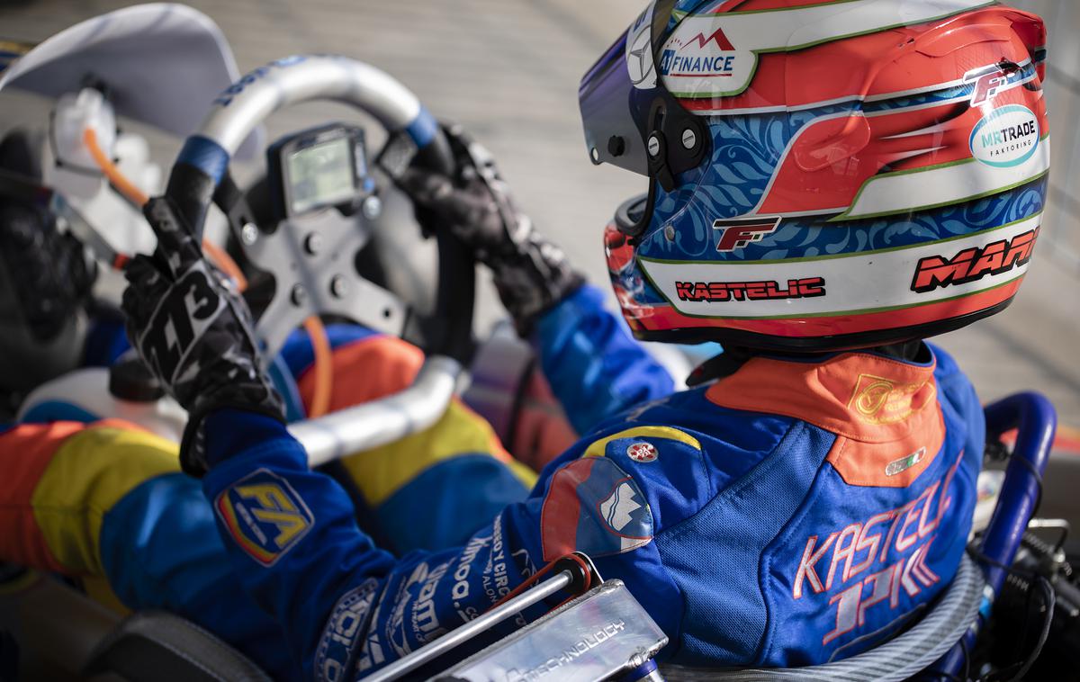 Mark Kastelic karting | Mark Kastelic je le eden izmed trenutno obetavnih voznikov kartinga v Sloveniji, ki se poskuša prebiti na mednarodni ravni. | Foto Mario Perucca