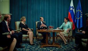 Princ Edward z ženo na Bledu, nato na sprejemu v Vili Podrožnik (VIDEO)