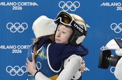 Nika močno objela Niko Prevc: Lahko bi ji zlomila vse kosti