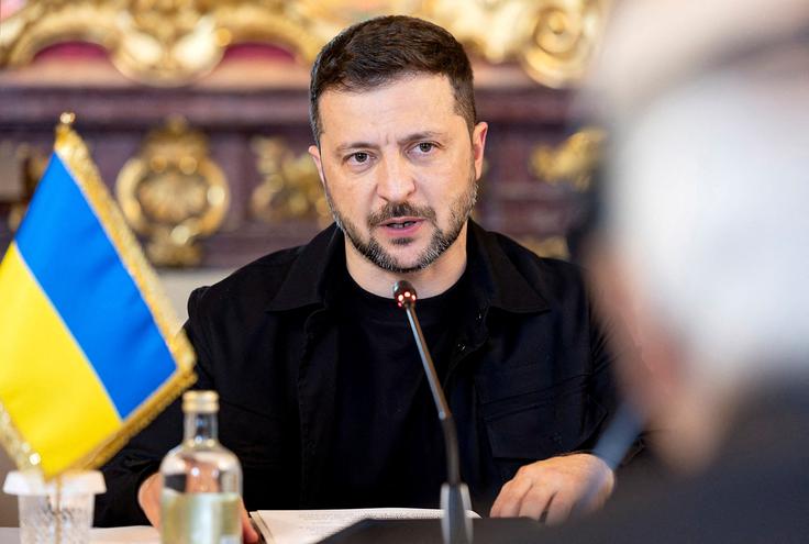 Ukrajinski predsednik Volodimir Zelenski je danes opozoril, da se Rusija pripravlja na nove ofenzive v Ukrajini. | Foto: Reuters