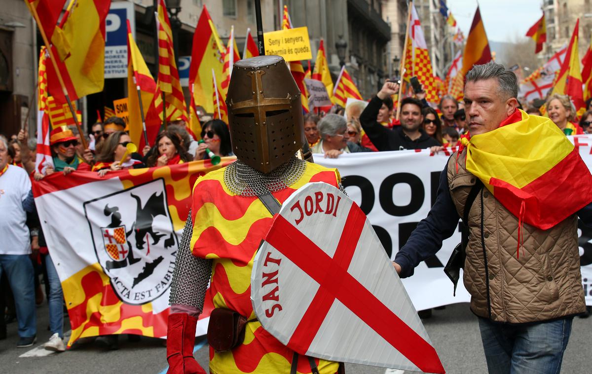 protesti proti kataloniji za španijo katalonija španija | Foto Reuters