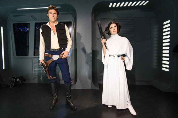 Han Solo in princesa Leia sta imela med snemanjem afero, čeprav je bil Ford poročen. | Foto: Getty Images