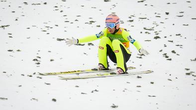 Junak Kraft se je spogledoval z rekordom, Prevc in Tepeš le do zadoščenja