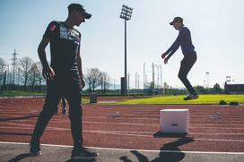 Skakalci trening Kranj priprave