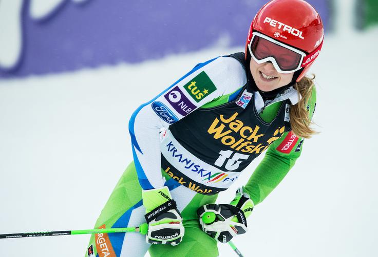 Ana Drev je ostala brez nastopa na sklepnem dejanju sezone. | Foto: Sportida