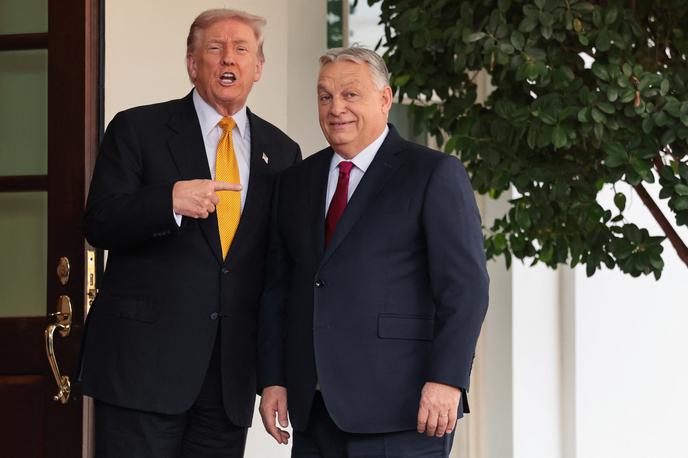 Donald Trump, Viktor Orban | State Department je kasneje objavil, da so odnosi med državama pod Trumpom in Orbanom posegli v nove višave sodelovanja in dosežkov. | Foto Reuters
