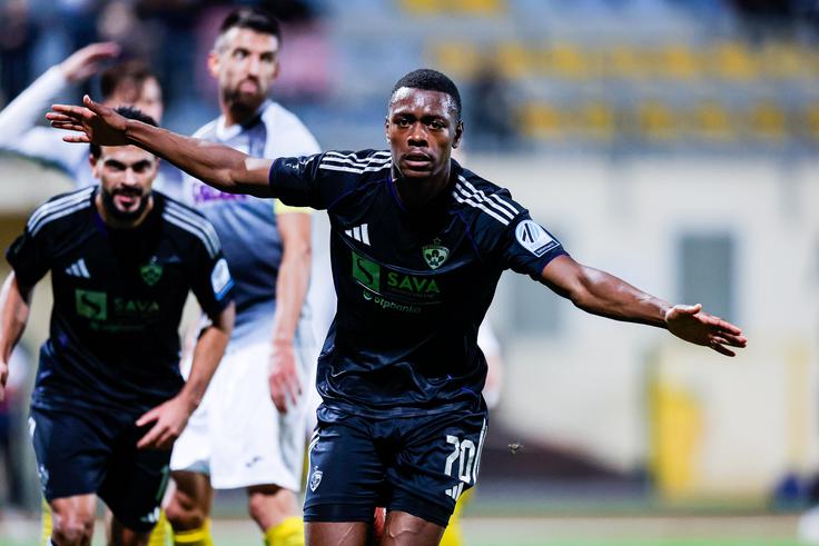 Isaac Tshipamba je zadel ob koncu prvega polčasa. | Foto: Aleš Fevžer