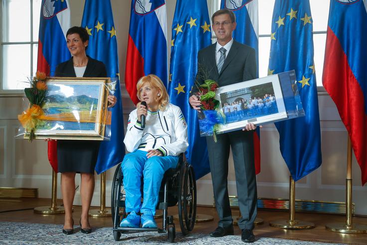 Veselke Pevec je v Riu osvojila zlato odličje. | Foto: Anže Malovrh / STA