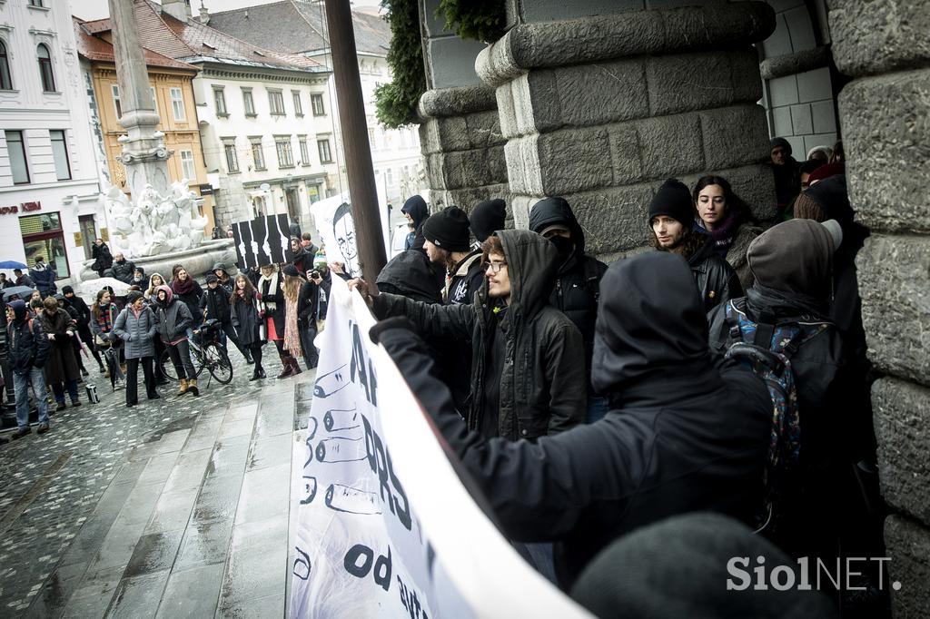 Protest, Zoran Janković, Mol, hostel celica