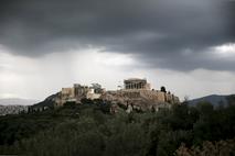 Grčija nevihta neurje
