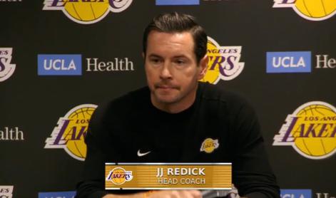 Trener Los Angeles Lakers po slabem večeru brez komentarja #video