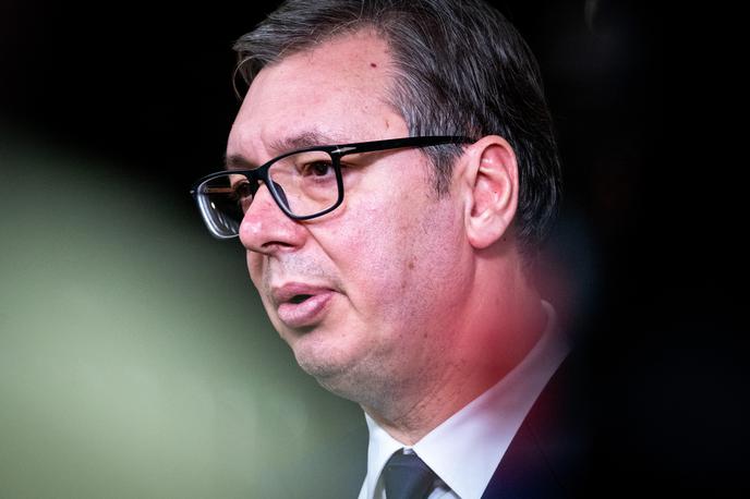 Aleksandar Vučić, srbski predsednik, Srbija | Razmere na Zahodnem Balkanu so vse bolj nemirne. Srbijo od novembrske nesreče na novosadski železniški postaji, ki je zahtevala 15 življenj, pretresajo množični protesti.  | Foto Reuters