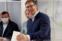 Aleksander Vučić Srbija volitve