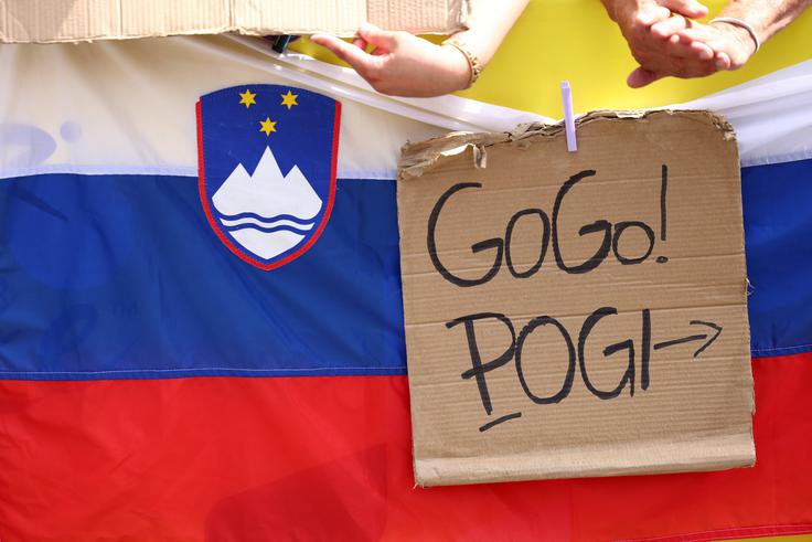 Tadej Pogačar navijači | Foto: Guliverimage