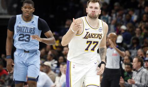 Sanjska vrnitev Luke Dončića, ki je v Memphisu pisal zgodovino #video