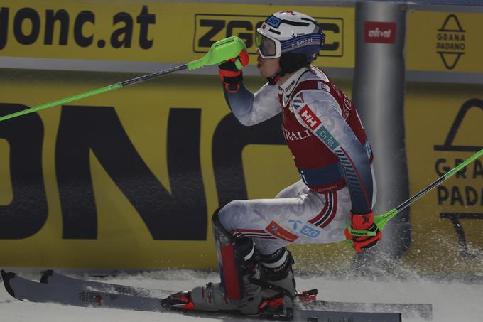 Henrik Kristoffersen je imel najboljši čas druge vožnje. | Foto: Guliverimage