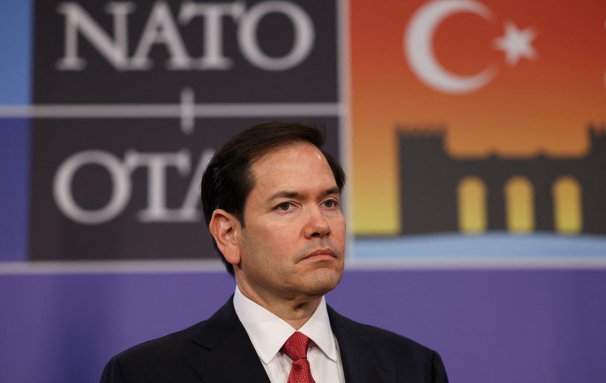 Marco Rubio | Marco Rubio napoveduje, da naj bi članice Nata do junijskega vrha dosegle dogovor o povečanju obrambnih izdatkov na pet odstotkov BDP v prihodnjem desetletju. | Foto Reuters