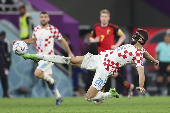 Joško Gvardiol | Hrvaški branilec Joško Gvardiol je bil junak srečanja z Belgijo (0:0), po katerem je Hrvaška napredovala v osmino finala.  | Foto Guliverimage