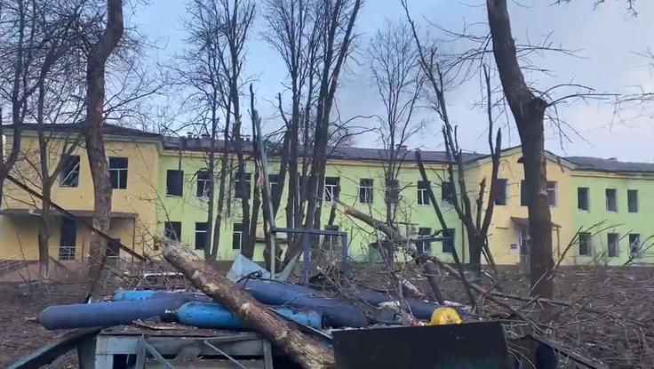 Mariupol bolnišnica | Foto: posnetek zaslona/Twitter