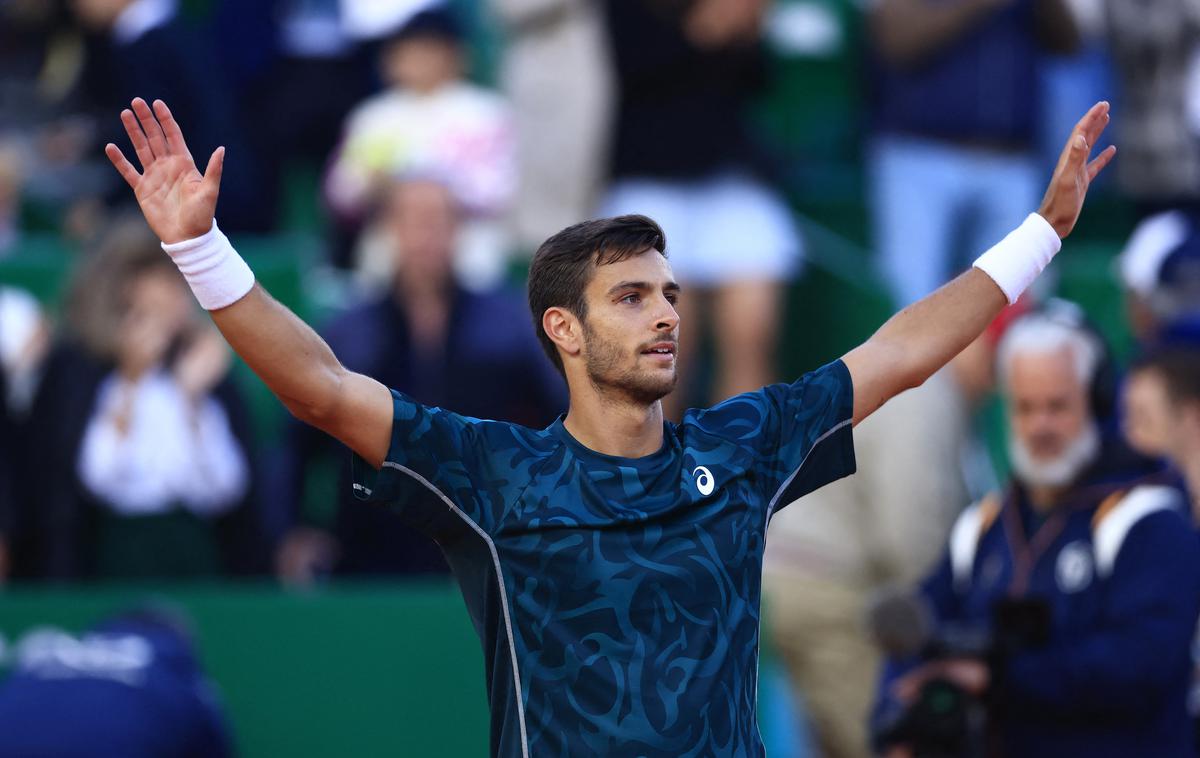 Lorenzo Musetti | Lorenzo Musetti je na ATP lestvici zdaj sedmi. | Foto Reuters