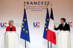 Von der Leynova in Macron: Evropa bo sama odločala o svoji varnostni arhitekturi #video
