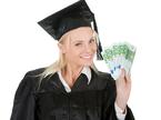 študentka diploma denar