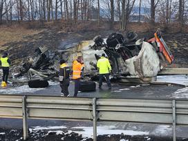 Prometna nesreča na štajerski avtocesti