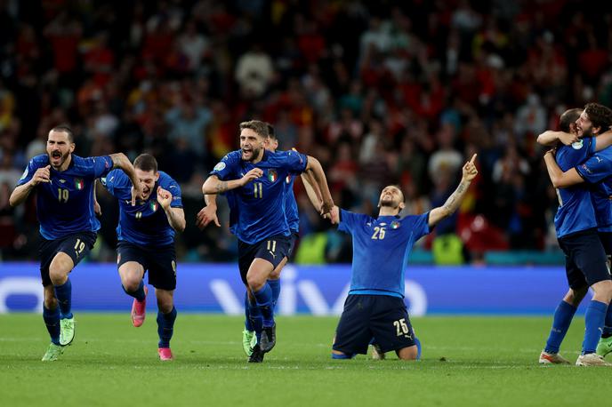 Italija : Španija, polfinale Euro 2020 | Italija je po devetih letih znova v finalu Eura. | Foto Reuters