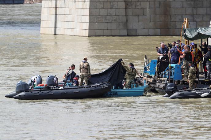Budimpešta nesreča turistične ladje | V trčenju dveh ladij na Donavi je konec maja umrlo najmanj 25 ljudi. Tri ponesrečence še vedno pogrešajo. | Foto Reuters
