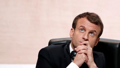 Macron: Človeštvo izgublja boj s podnebnimi spremembami
