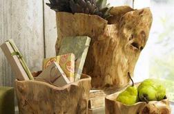 Surov les je hit pri urejanju doma