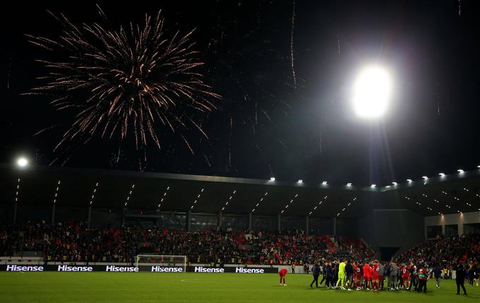 Srbija je preboj na Euro 2024 proslavila v nedeljo v Leskovcu. | Foto: Guliverimage