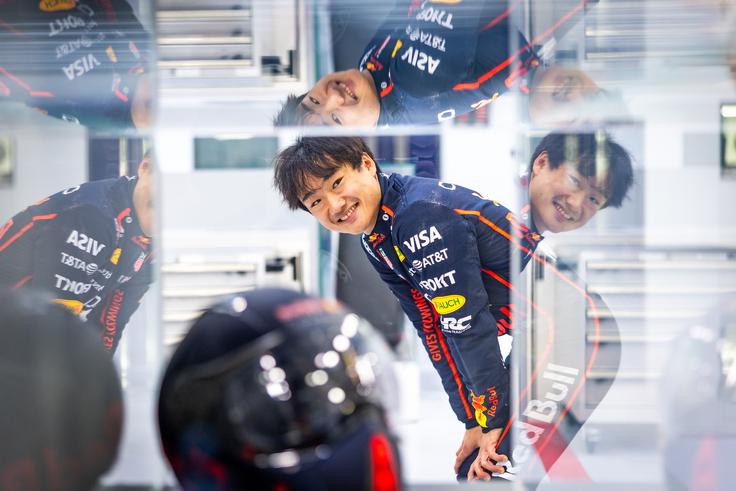 Red Bull je že objavil prve fotografije Jukija Cunode v barvah ekipe Red Bull Racing. | Foto: Red Bull Content Pool