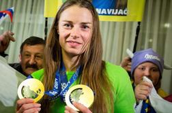 Tina Maze med športno elito