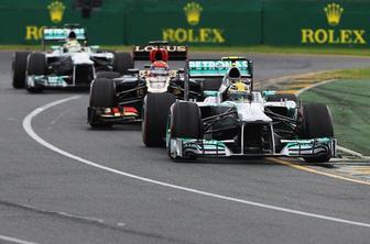 Mercedes: Kitajsko razočaranje je naša motivacija za Bahrajn