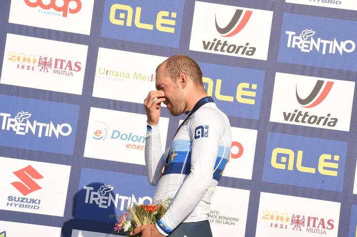 Čustva med poslušanjem italijanske himne. | Foto: Guliverimage/Vladimir Fedorenko