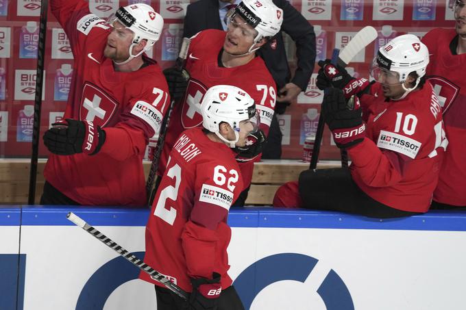 SP v hokeju 2023, slovenska hokejska reprezentanca : Švica | Foto: Guliverimage/Vladimir Fedorenko