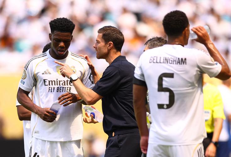 Xabi Alonso je prvič vodil Real na tekmi. Igrali so 1:1. | Foto: Reuters